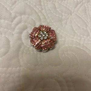 Pink, flower shaped pendant